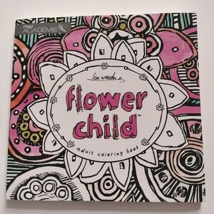 Flower Child Adult Coloring Book by Lisa Weedn